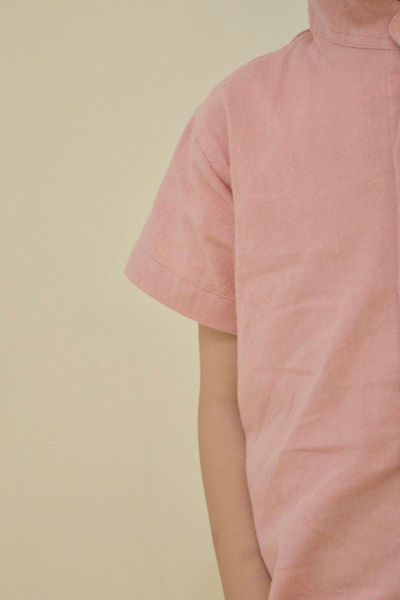 Asa Linen Cotton Shirt (Coral Pink)
