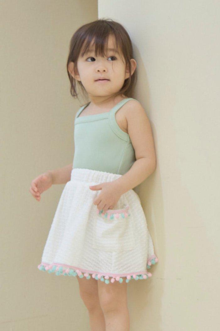 BBTK *BASIC* Kids Knitted Top (Green Apple)