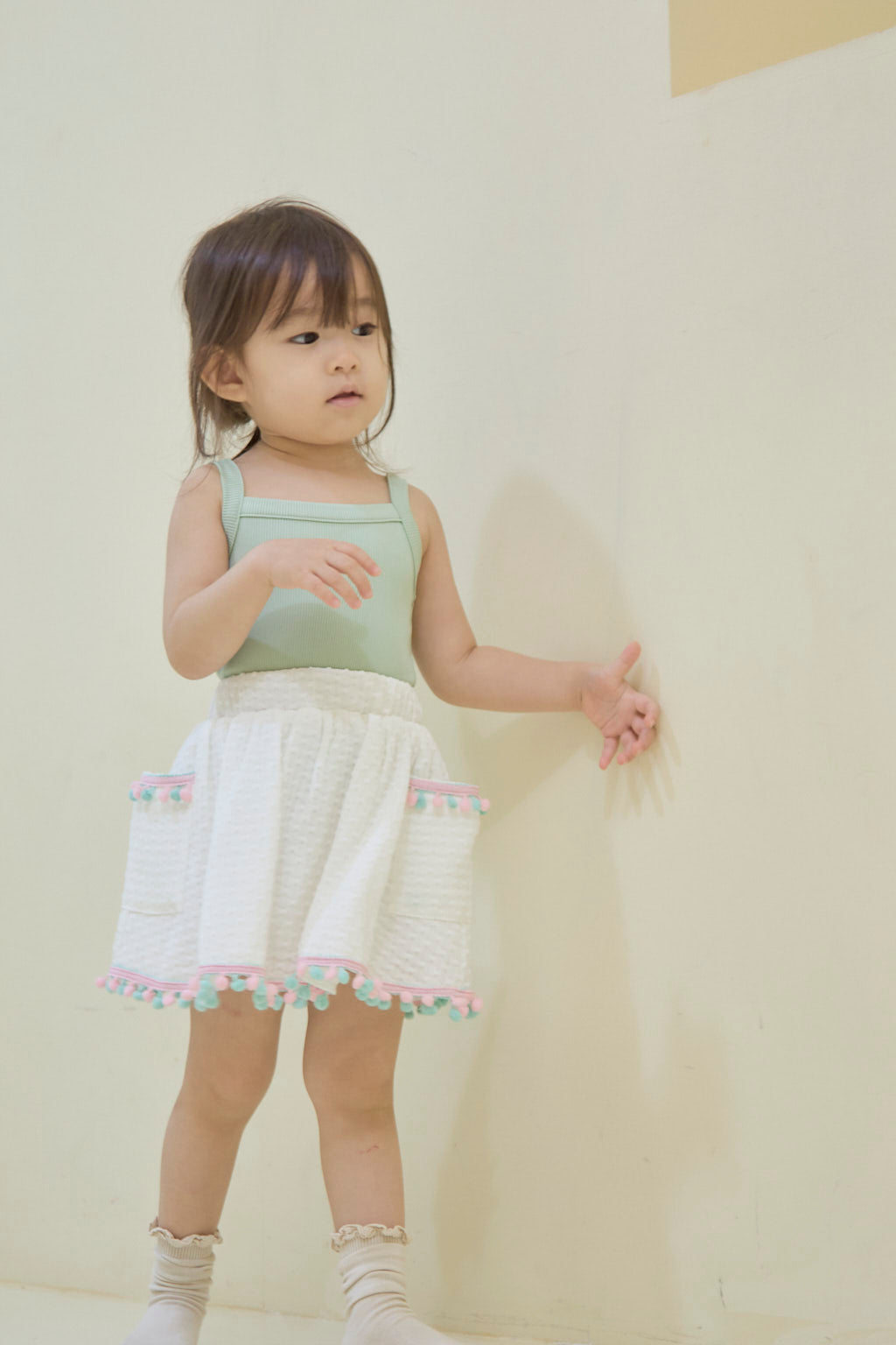 BBTK *BASIC* Kids Knitted Top (Green Apple)