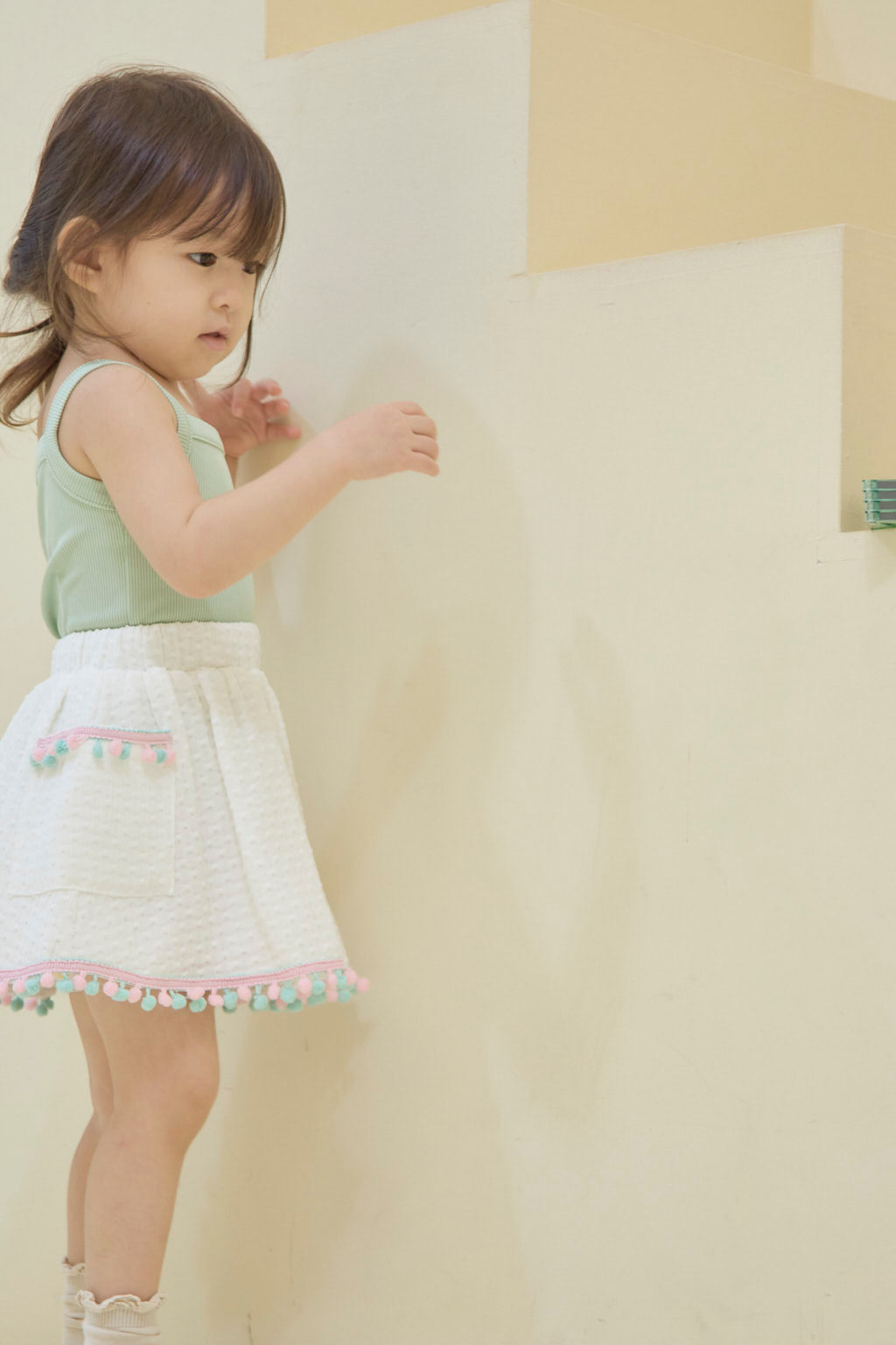BBTK *BASIC* Kids Knitted Top (Green Apple)