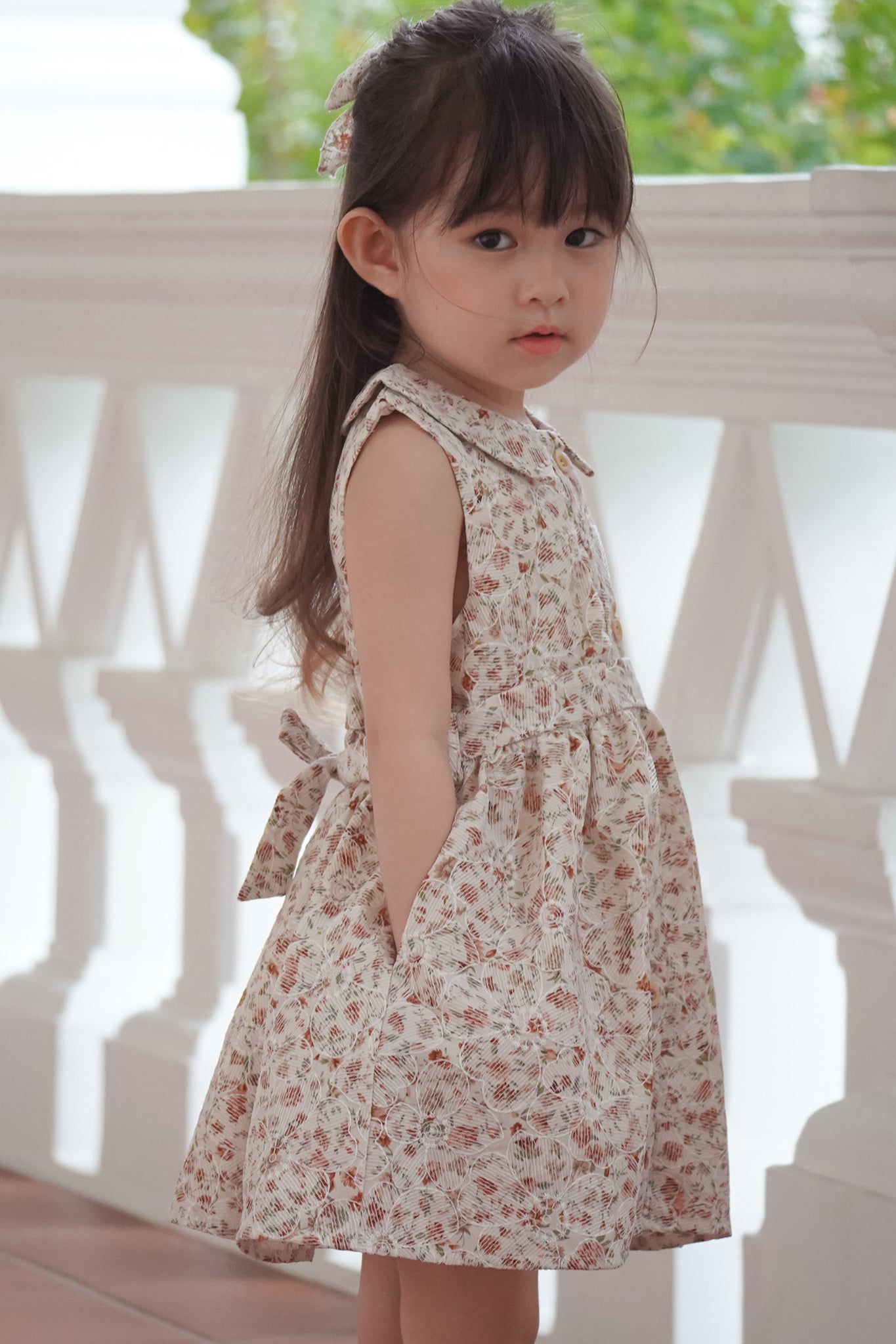 Camille Peterpan Collar Kids Dress