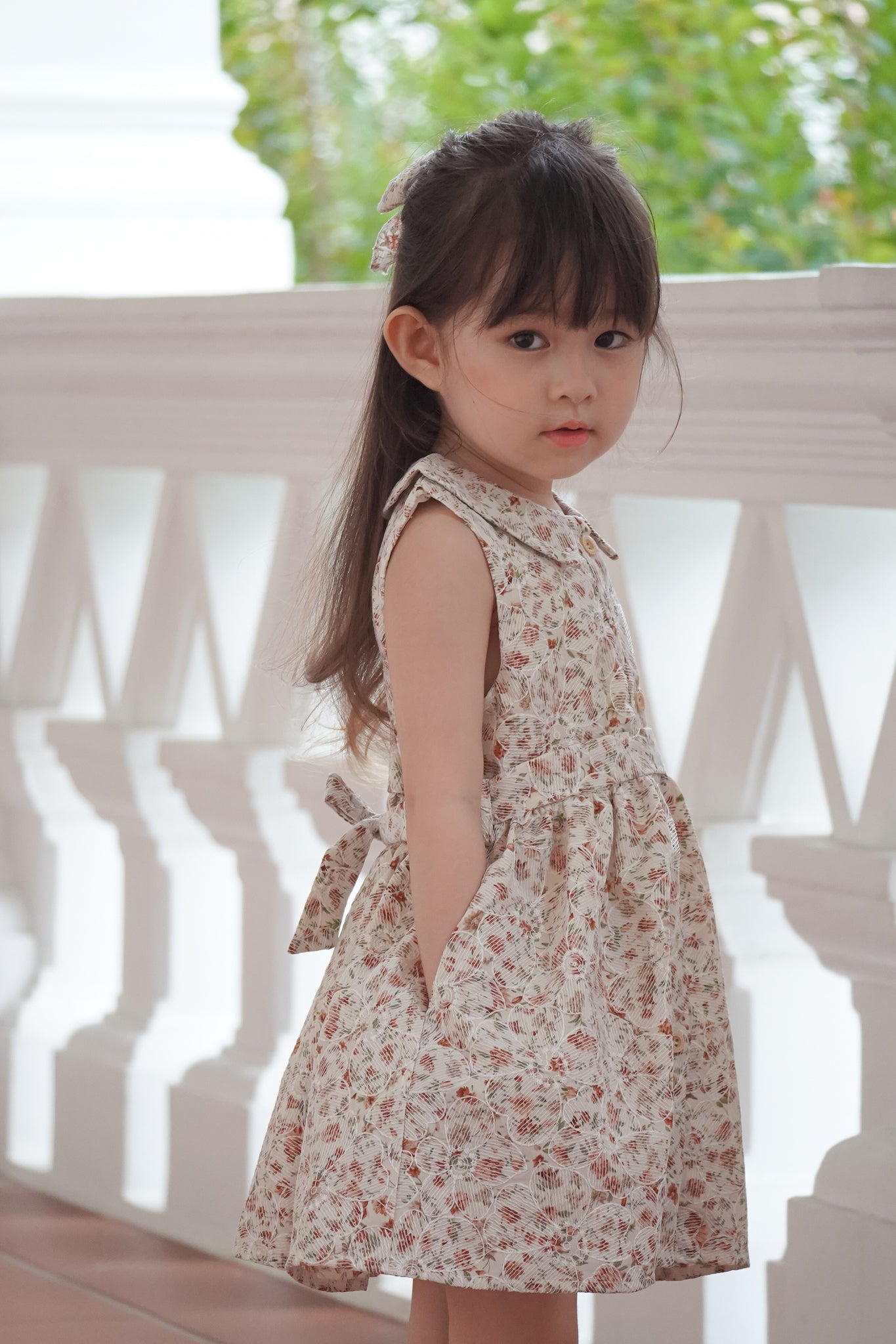 Camille Peterpan Collar Kids Dress