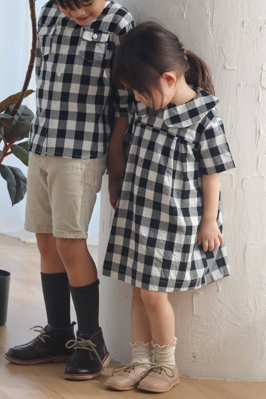 Gretchen Peterpan Gingham Dress