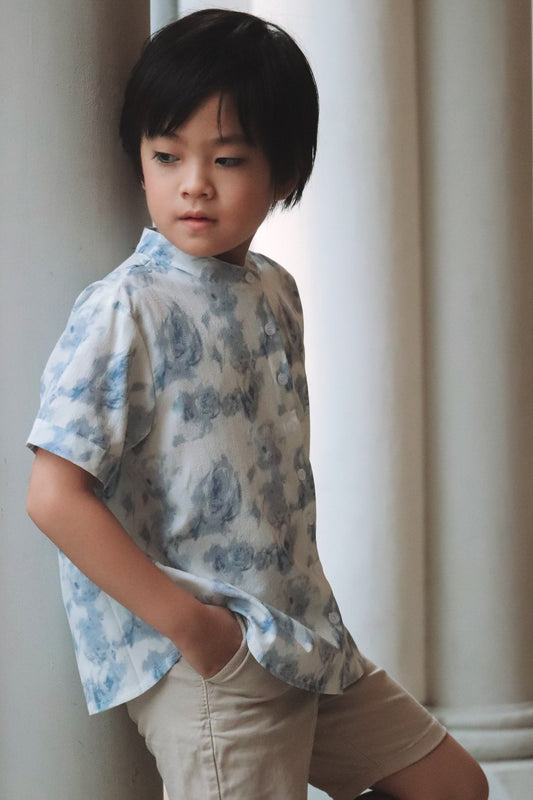 Ethereal Blue Rose Shirt (Kids)